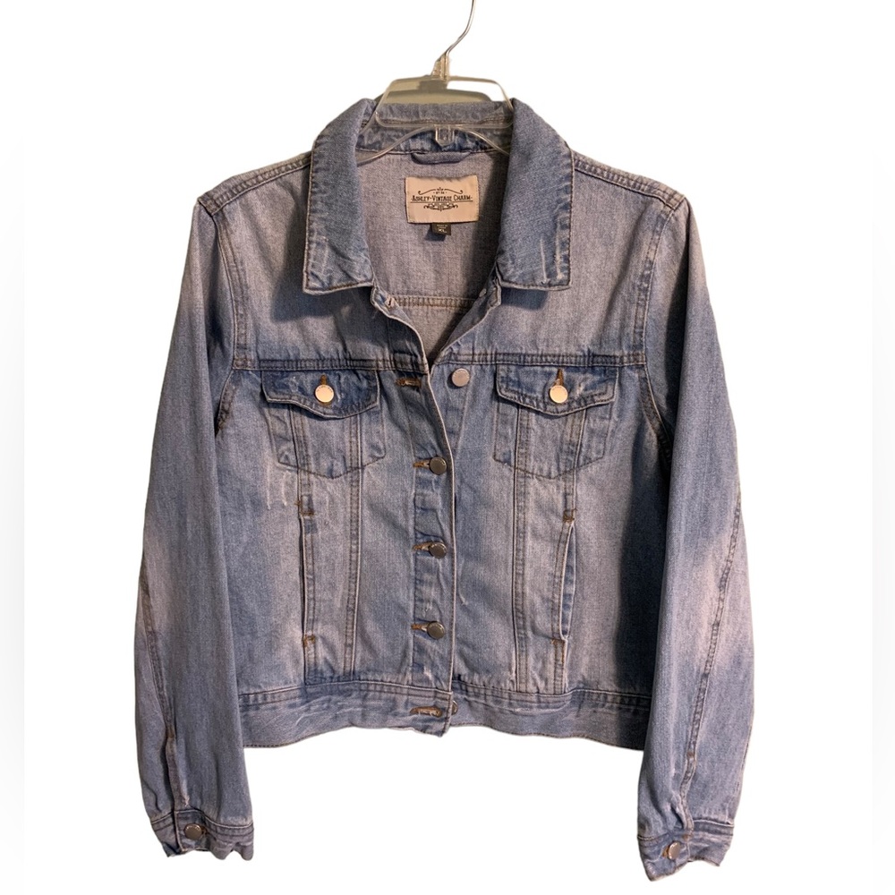 Ashley Vintage Charm Denim Jacket Size XL
